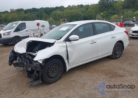 2017 Nissan Sentra Sv из США, поврежденный, VIN 3N1AB7AP1HY300427